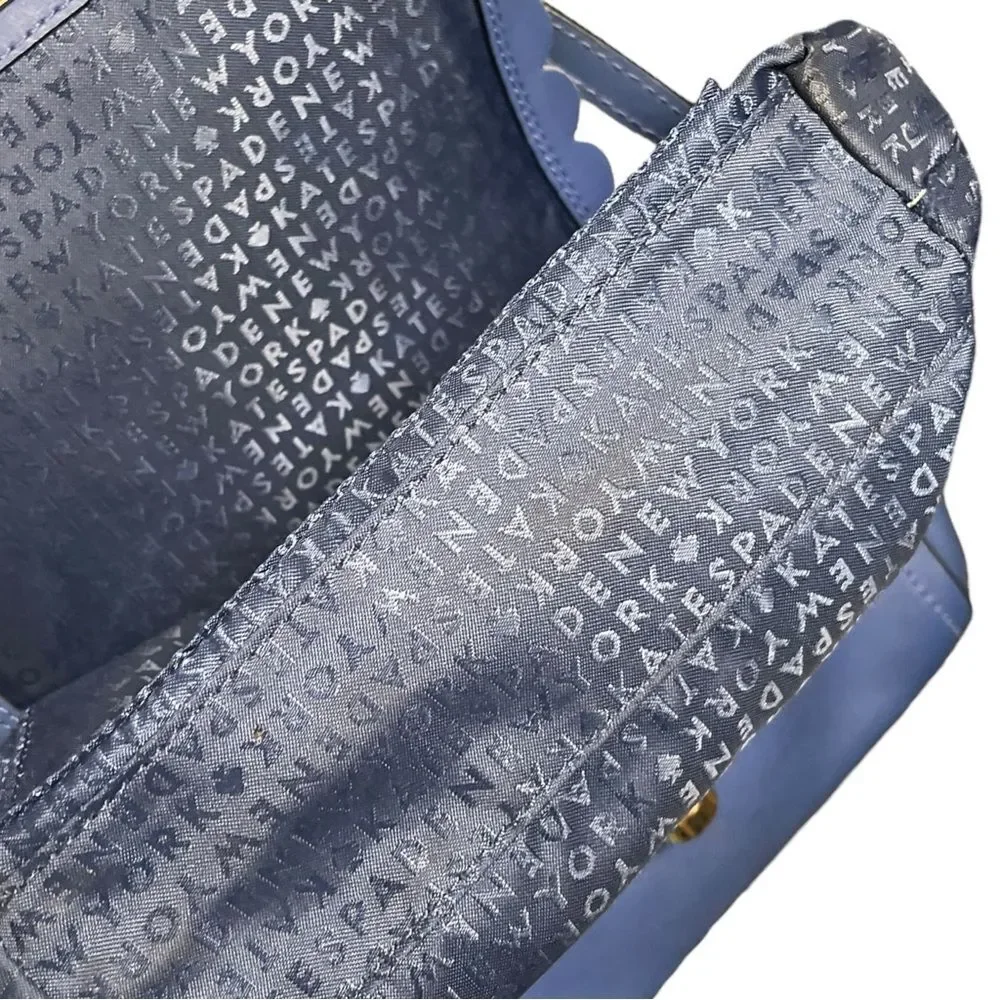 Kate Spade New York Maple Court Zani Crossbody Bag, Hyacinth blue gold tone